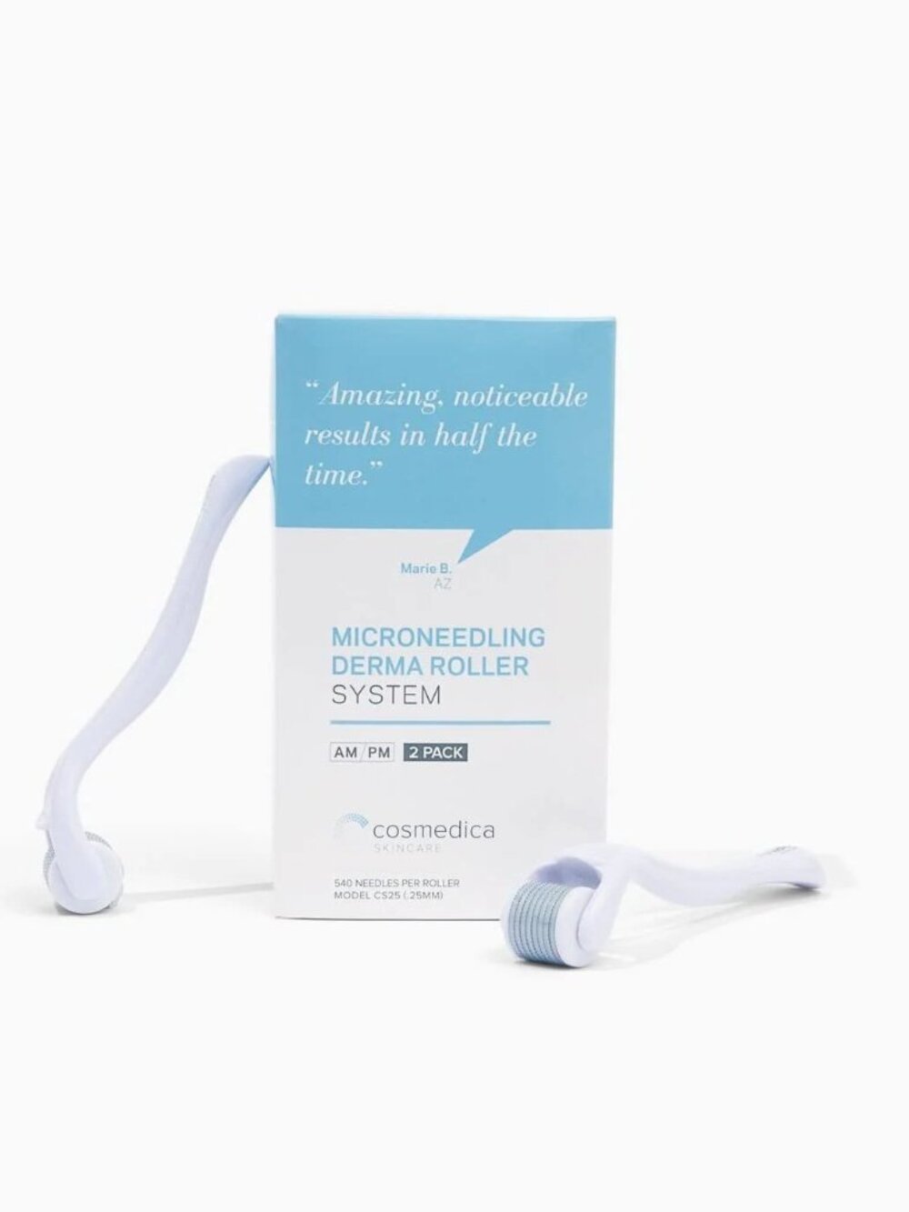 NEW Cosmedica Microneedling Derma Roller - 2 Pack